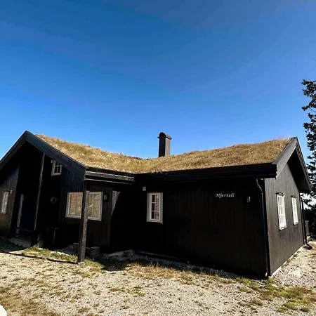Vakantiehuis Romslig Familiehytte Med Vedfyrt Badestamp *